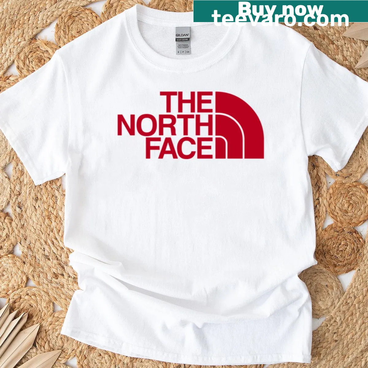 Minimalist T-shirt with three elegant lines design. — on a men's t-shirt