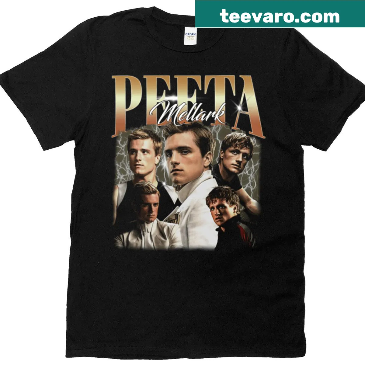 Vintage movie-themed t-shirt celebrating classic films — on a men's t-shirt