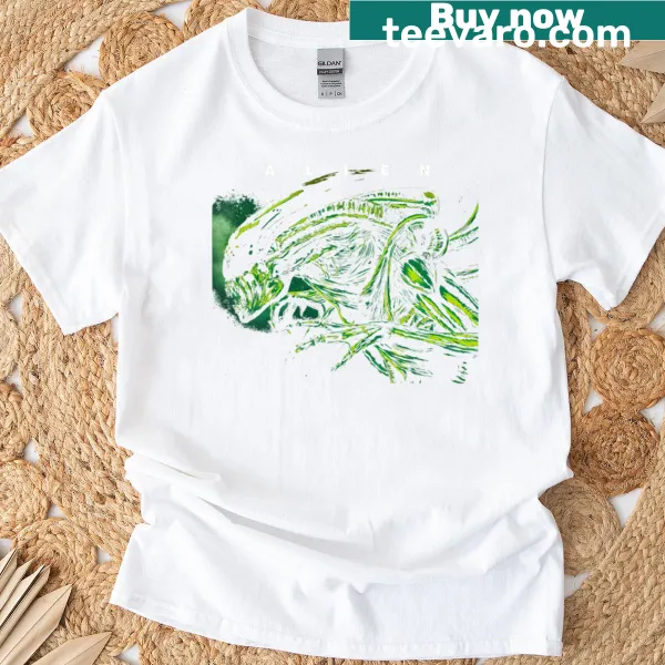 Vintage-style T-shirt with retro American movie school graphics