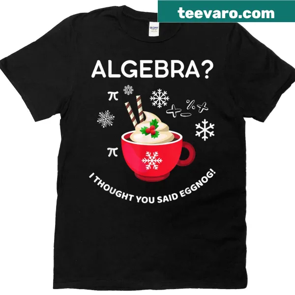 Funny math-themed Christmas T-shirt for teachers