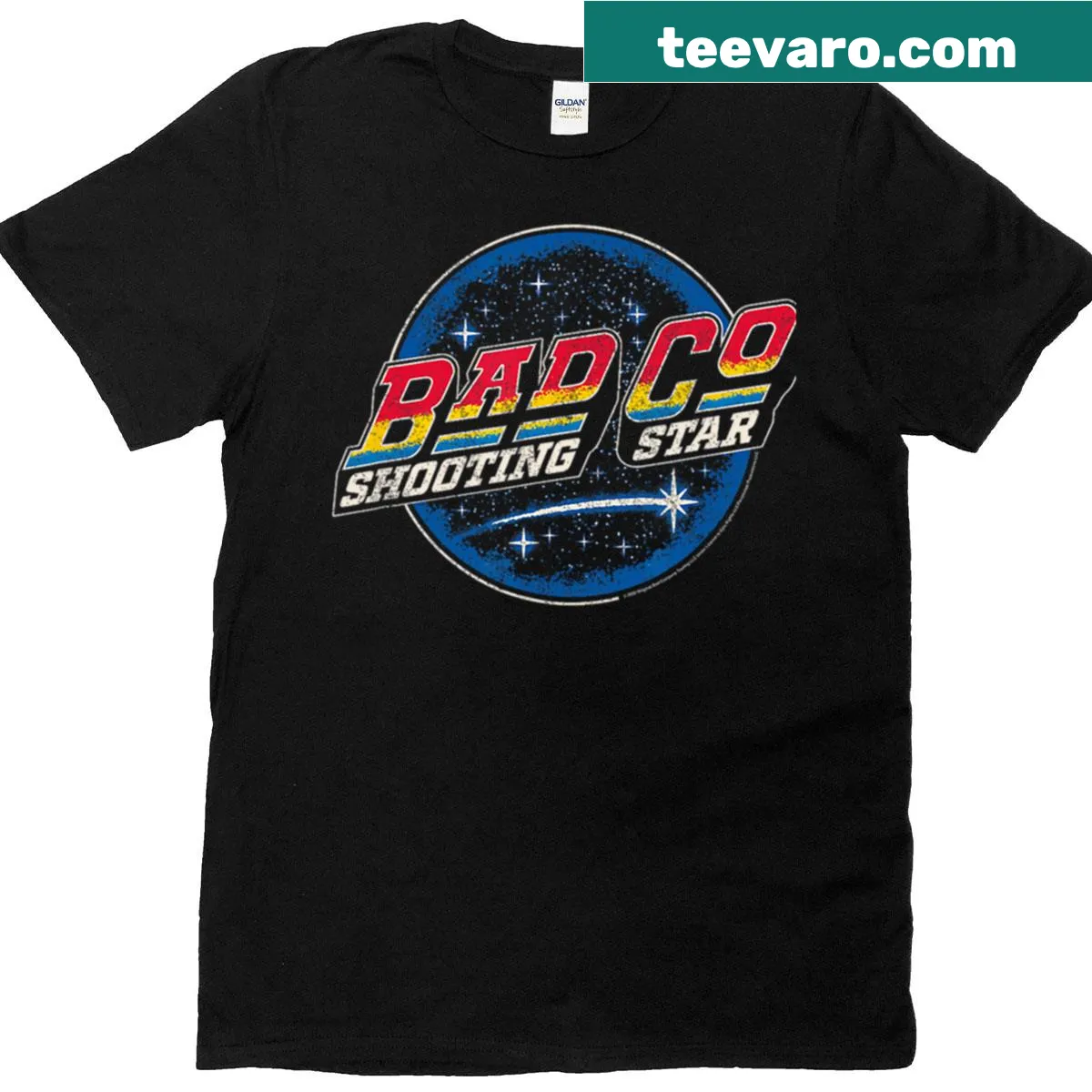 Bad Company band logo T-shirt for men — on a men's t-shirt
