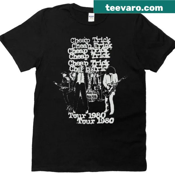 Graphic T-shirt featuring the iconic Cheap Trick logo
