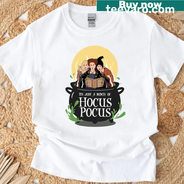 Charming illustration inspired by Hocus Pocus on t-shirt