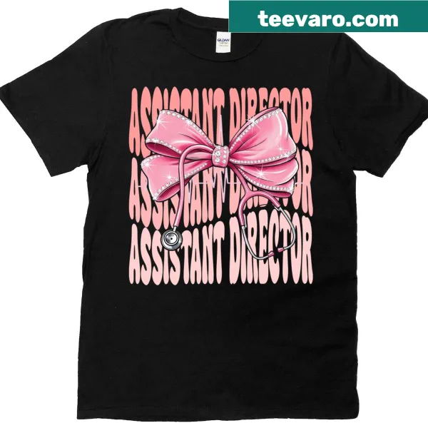 Assistant Director graphic T-shirt for women