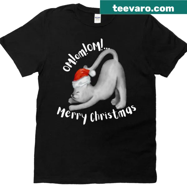 T-shirt featuring a cute holiday graphic for cat lovers