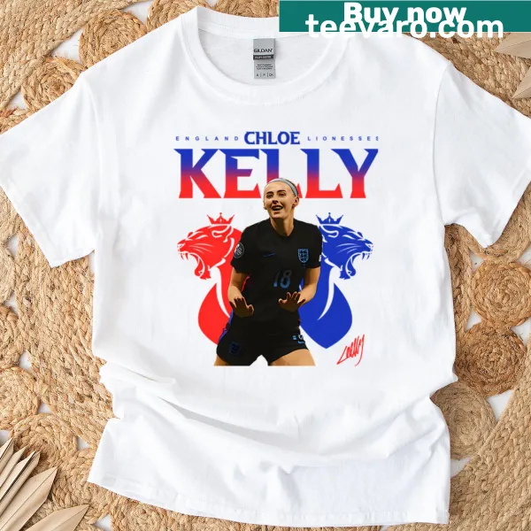 Chloe Kelly t-shirt featuring her name in clean typography