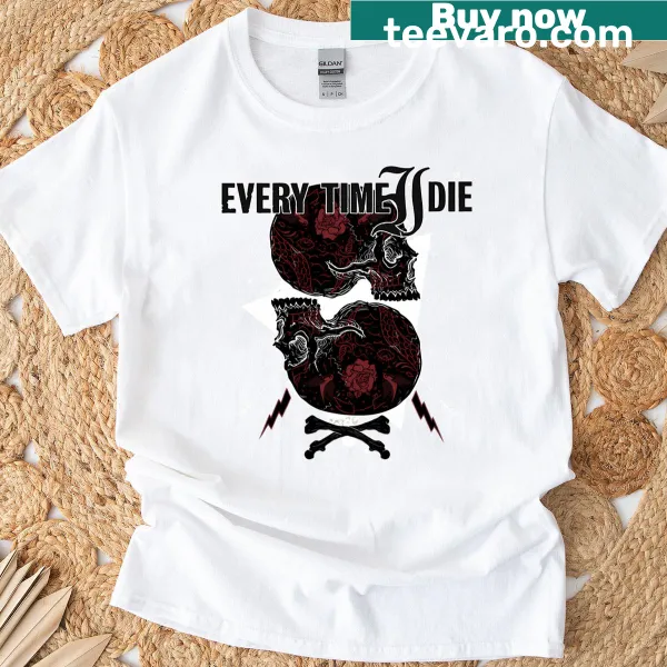 Every Time I Die band name T-shirt with bold typography