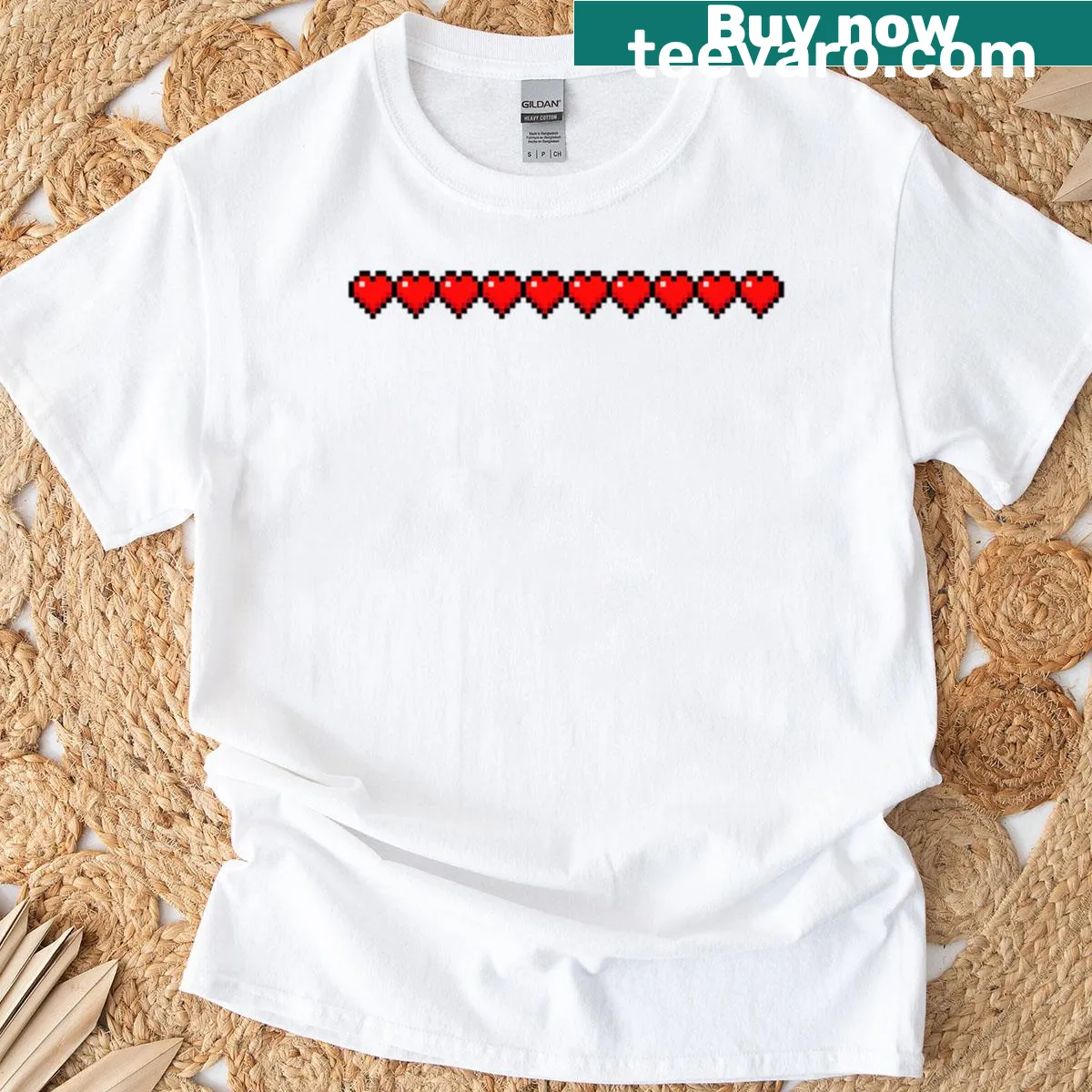 Inspirational Full Health T-shirt with motivational text design — on a men's t-shirt