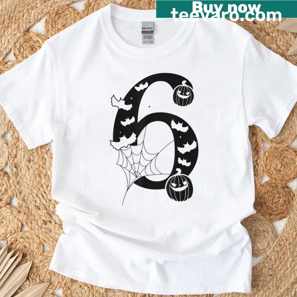 Funny couple Halloween costume T-shirt featuring 'Six Seven 67'