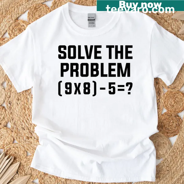 Math teacher t-shirt featuring a funny PEMDAS meme graphic