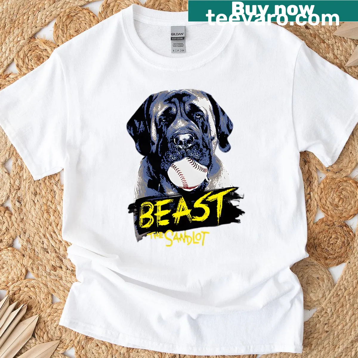 90s retro t-shirt for children featuring a funny movie fan graphic — on a men's t-shirt