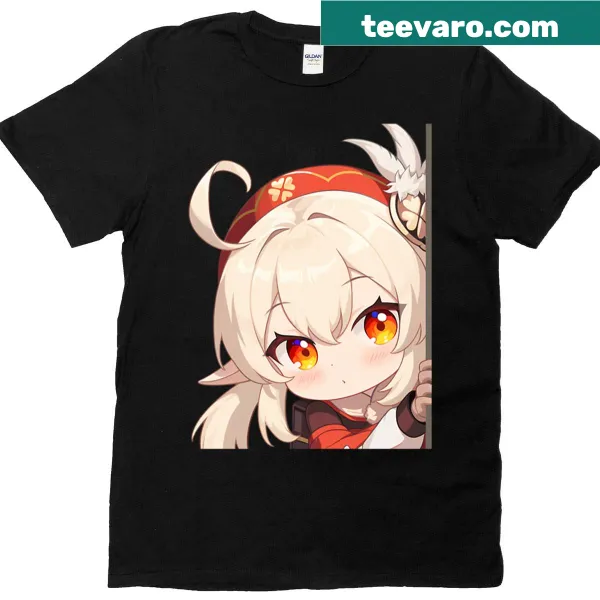 Chibi Klee t-shirt from Genshin Impact with cute anime design