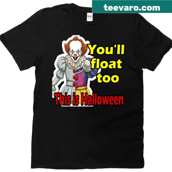 Horror T-shirt inspired by 'It' featuring a chilling graphic