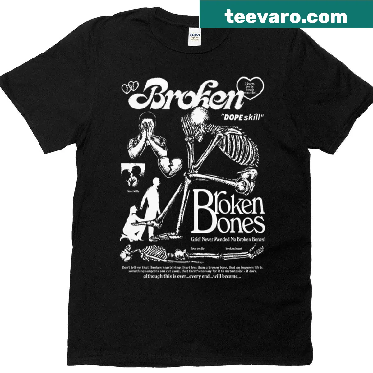 Halloween-themed streetwear graphic T-shirt for festive wear — on a men's t-shirt