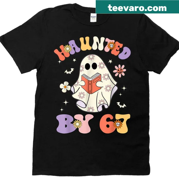 Funny teacher T-shirt with 67 meme for Halloween.