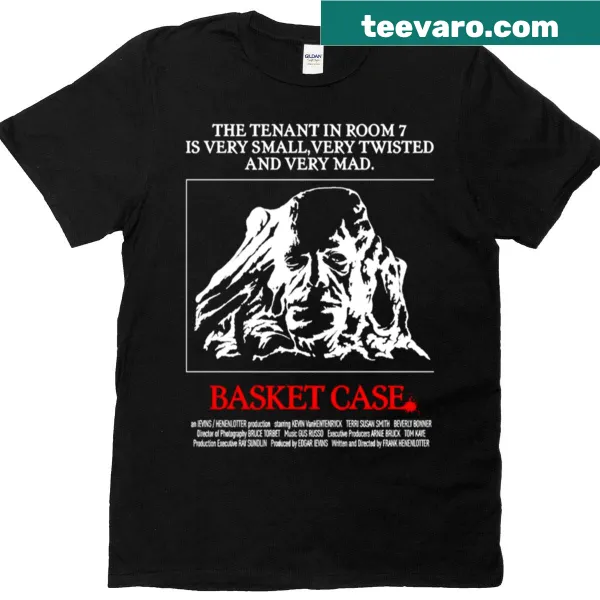 Oversized T-shirt with horror movie comedy graphic for Halloween
