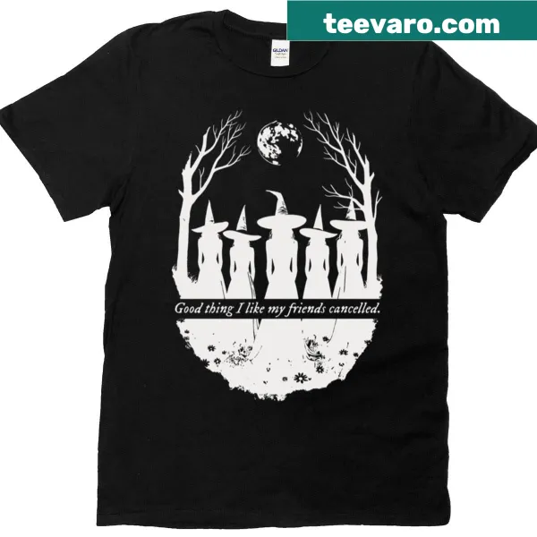 Funny Halloween t-shirt with cartoon witch graphic and quote