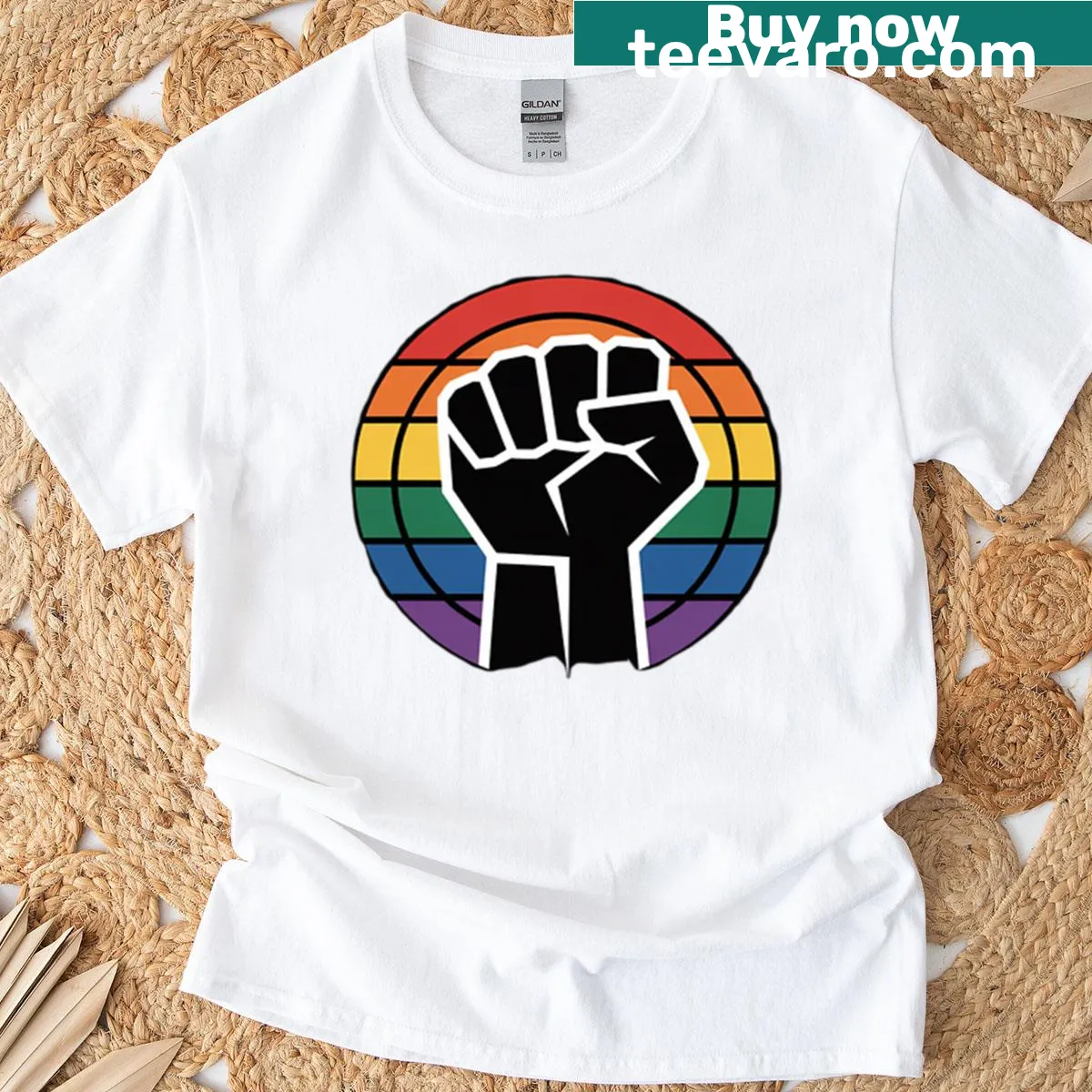 LGBTQ Equality Ally t-shirt promoting inclusivity and support — on a men's t-shirt