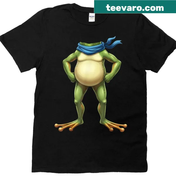 Funny Portland frog Halloween meme T-shirt with cartoon graphics