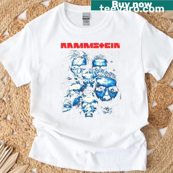 Rammstein concert T-shirt with bold graphic design