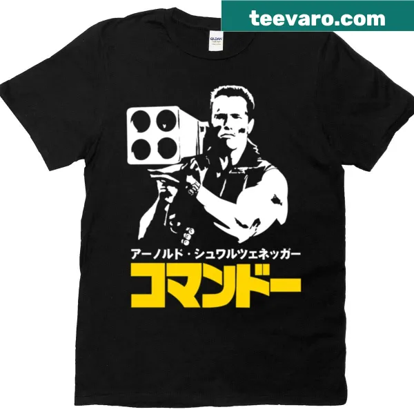 Retro 80s action hero pop art T-shirt
