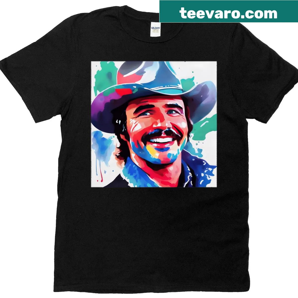 Oversized T-shirt featuring retro movie actors and designs — on a men's t-shirt