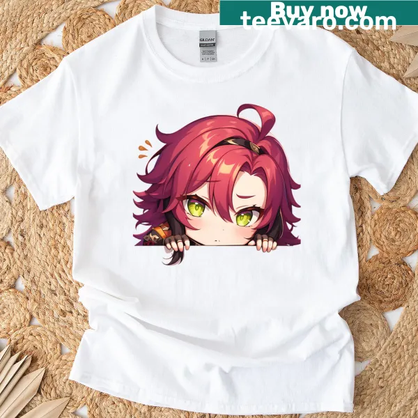 Chibi Heizou graphic T-shirt from Genshin Impact