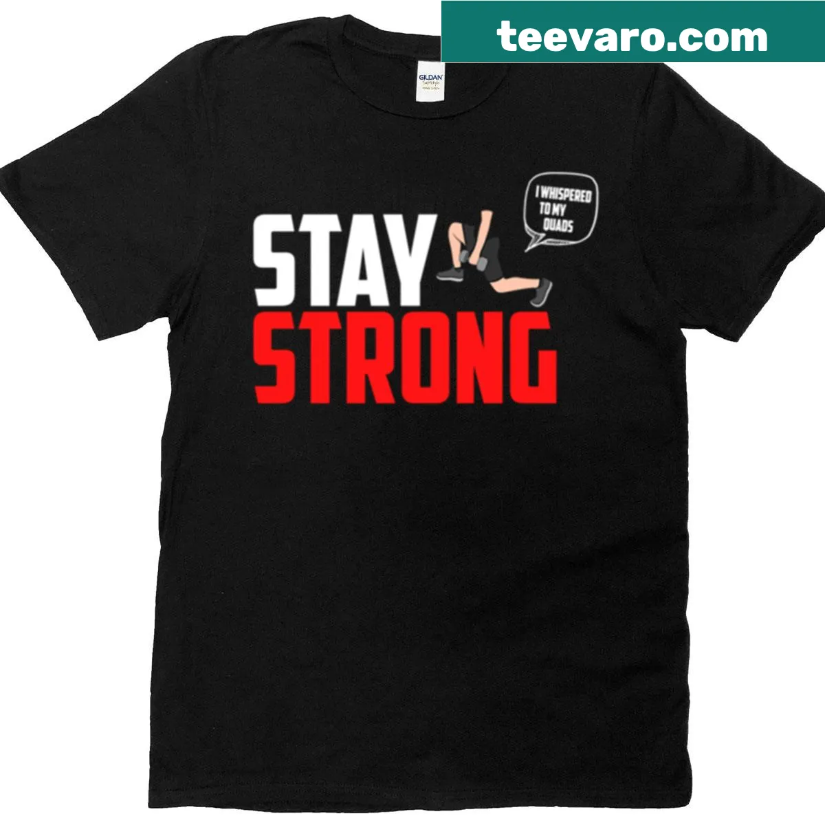 Inspirational T-shirt with motivational quote about quads — on a men's t-shirt
