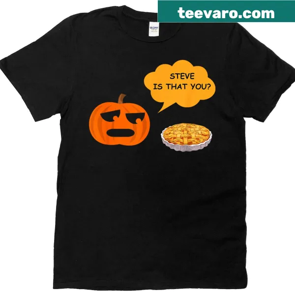 Funny Thanksgiving T-shirt with pumpkin graphic and text