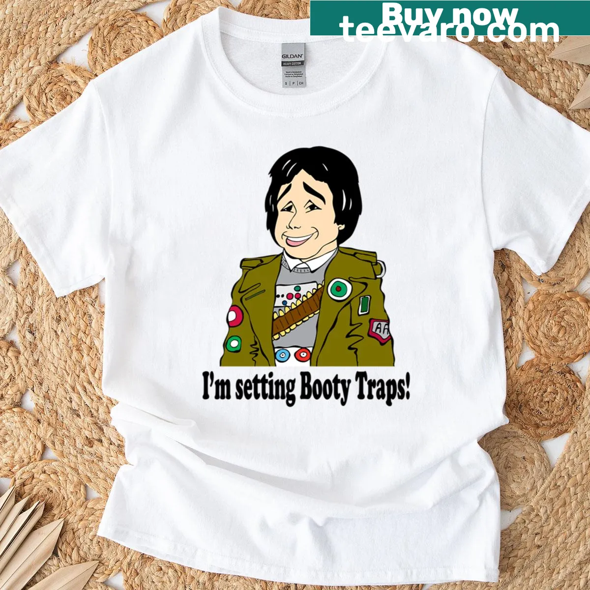 Fan art design inspired by The Goonies, nostalgic illustration — on a men's t-shirt