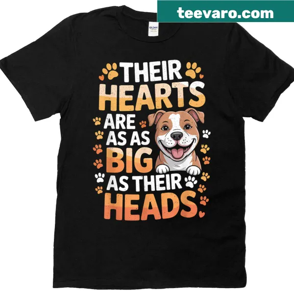 Typography t-shirt with a playful pitbull slogan