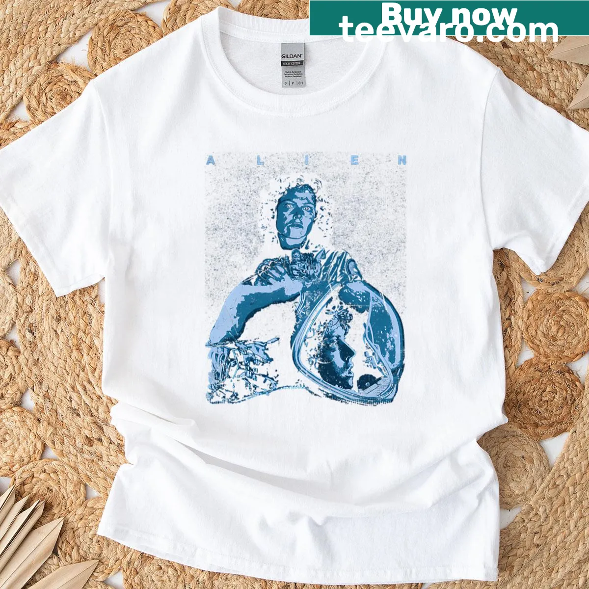 Vintage-inspired 80s American movie style T-shirt — on a men's t-shirt