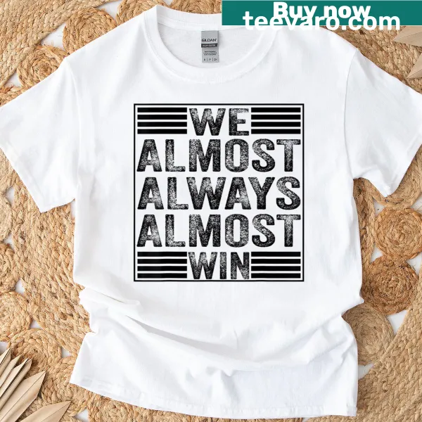 Funny T-shirt with a football-themed slogan