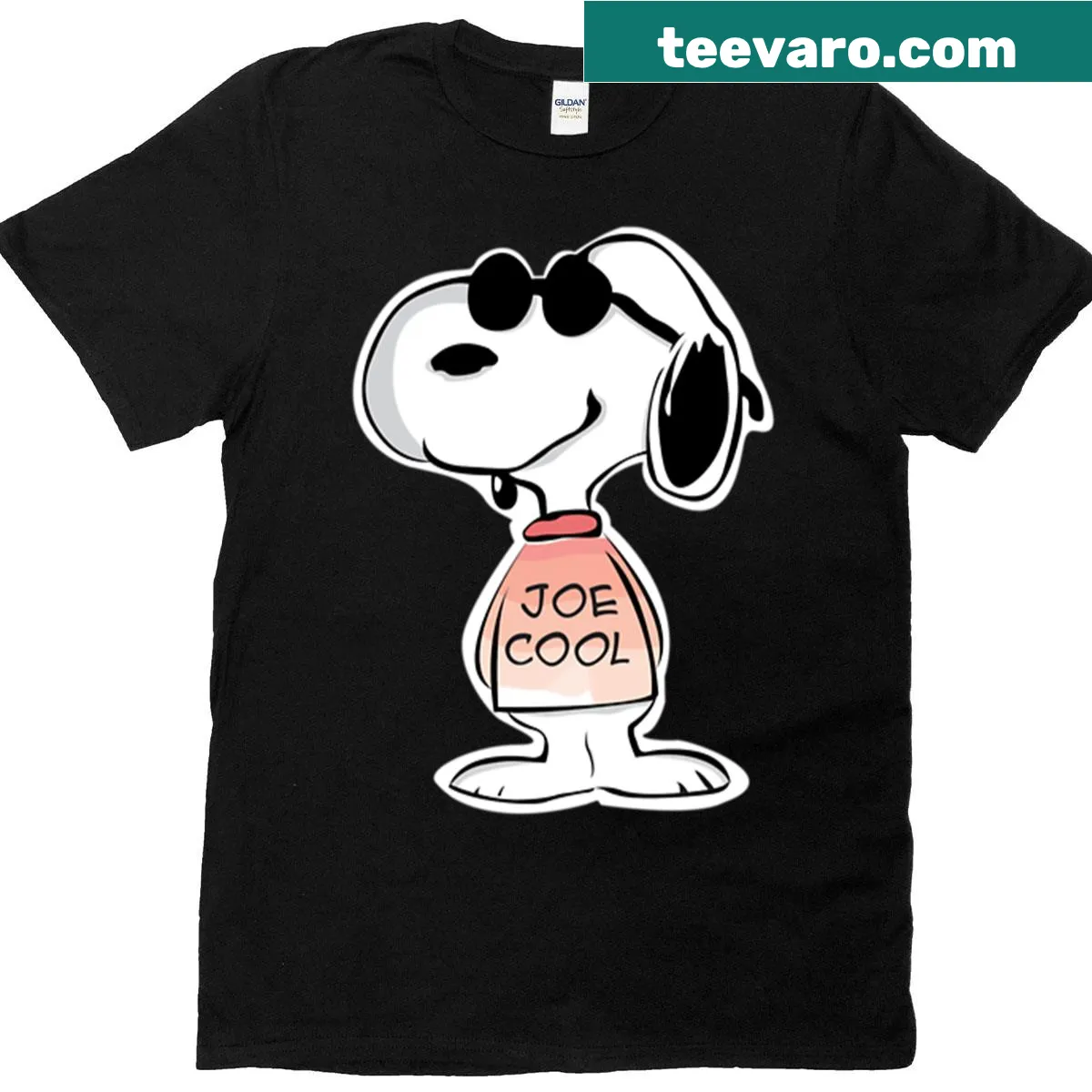 Oversized T-shirt showcasing a laid-back dog pop culture icon — on a men's t-shirt