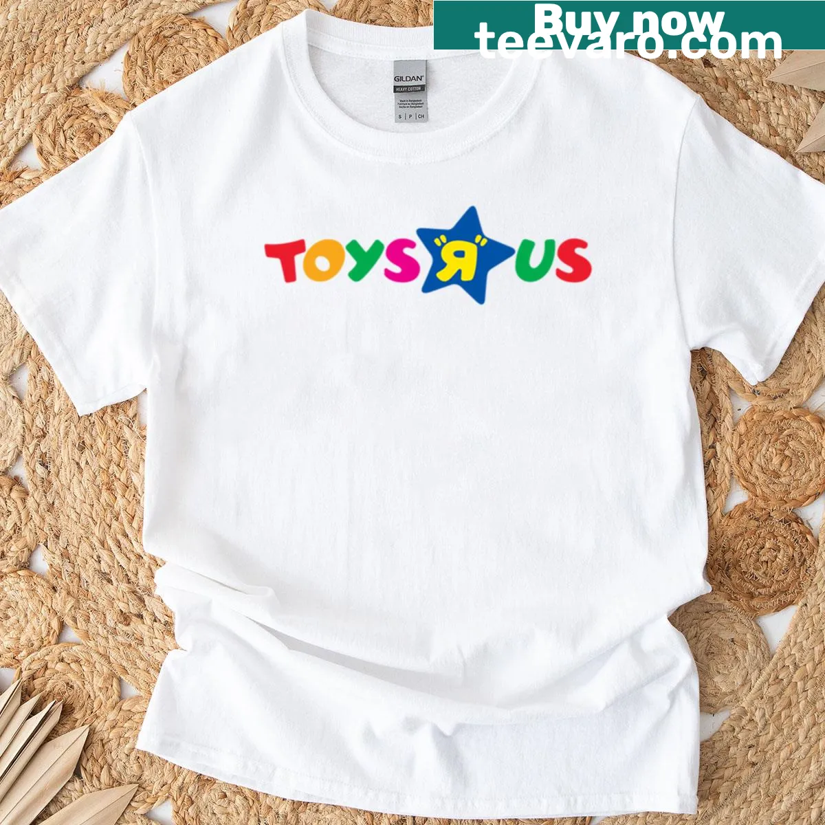 Illustration of a serene wilderness scene T-shirt — on a men's t-shirt