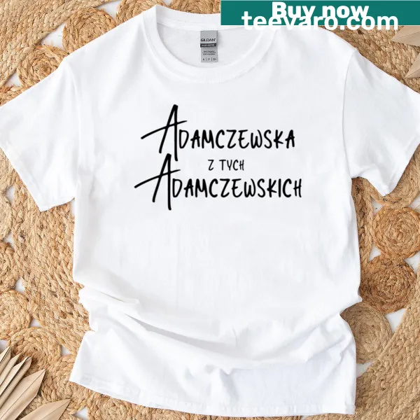 Oversized T-shirt with a funny Polish quote from Adamczewska series