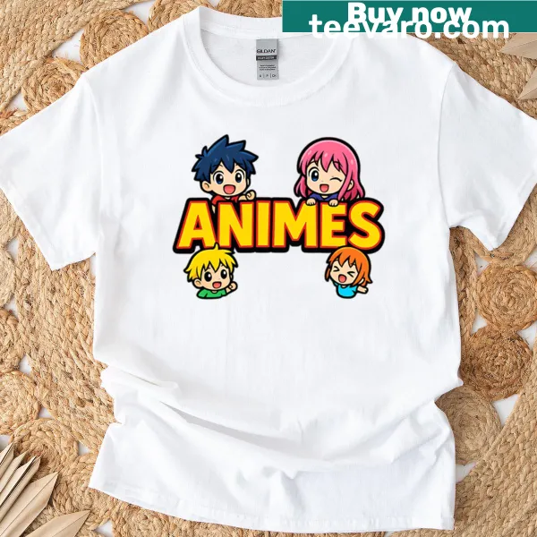 Fun anime-themed graphic T-shirt