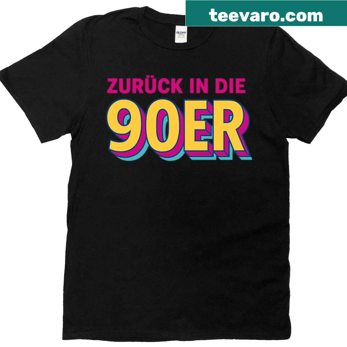 Oversized t-shirt with retro 90s humor graphics and symbols — on a men's t-shirt