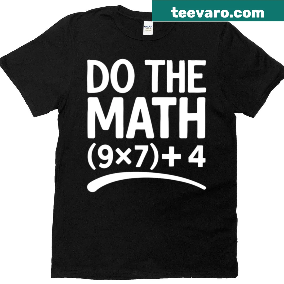 Funny 'Do The Math' meme design for math teachers — on a men's t-shirt