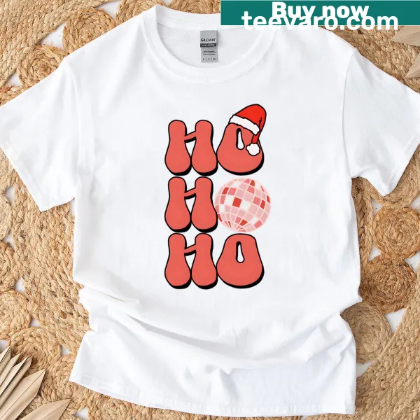 Fancy typography of 'Ho Ho Ho' for Christmas