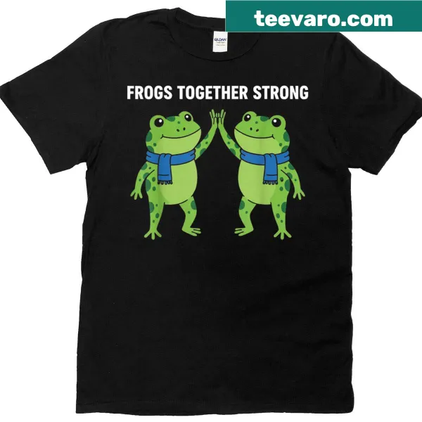Funny t-shirt about frog unity