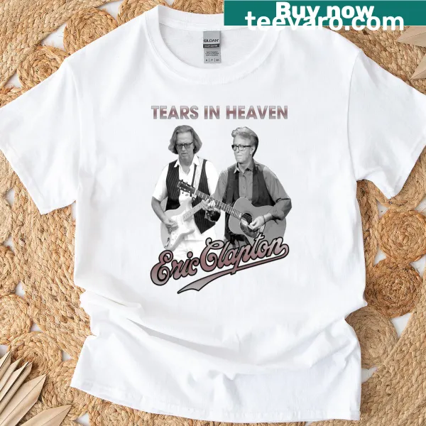 Funny oversized T-shirt featuring Eric Clapton tribute text