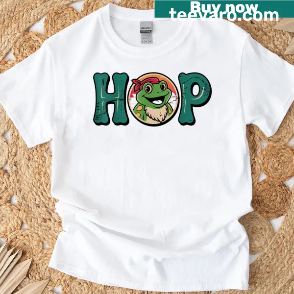Funny frog protest graphic T-shirt with humorous text
