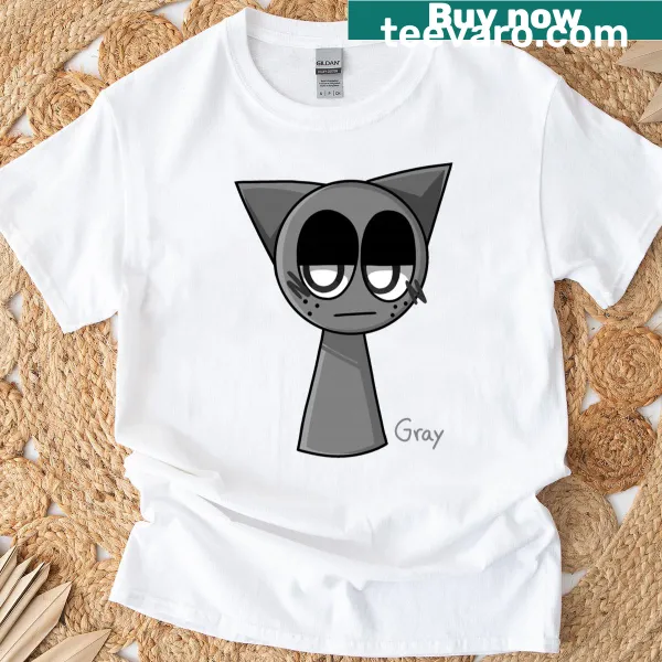 Cartoon-style Sprunky character graphic T-shirt