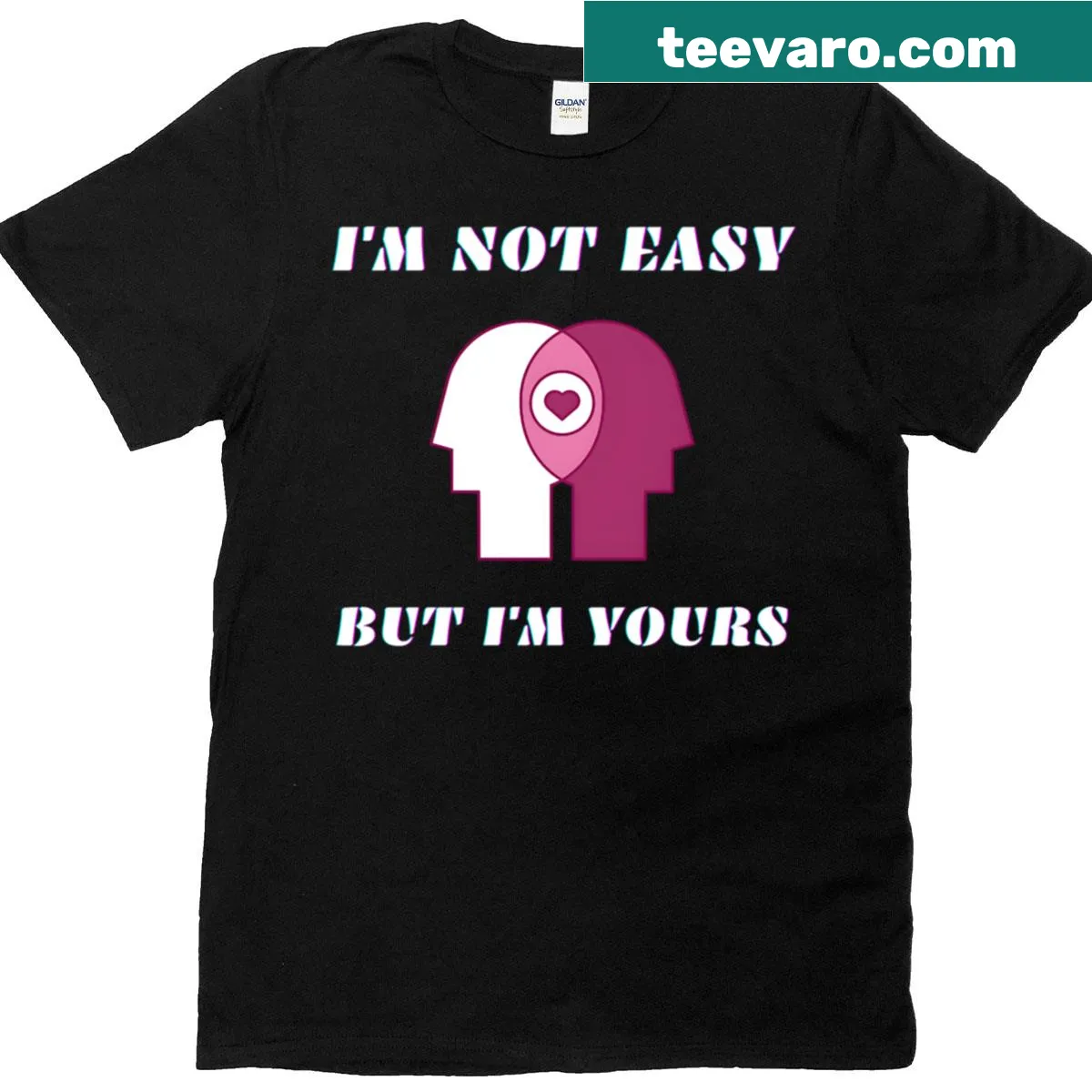 Funny T-shirt with the phrase I'm Fine, It's Not My Blood in bold text — on a men's t-shirt
