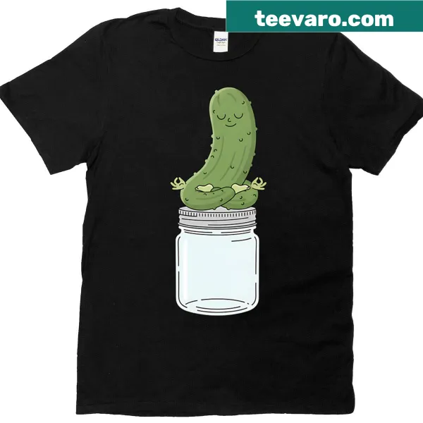 Illustration of a pickle jar with the text Inner Brine Peace.
