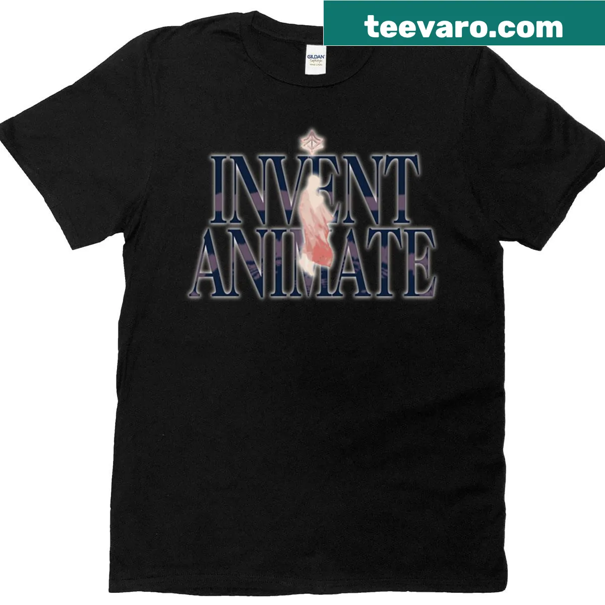 T-shirt featuring the word 'Heavener' in an artistic design — on a men's t-shirt