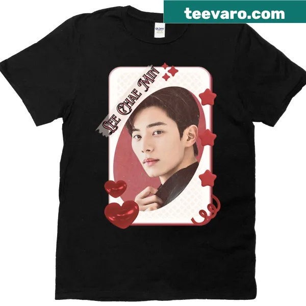 Retro aesthetic t-shirt featuring Lee Chae Min K-drama collage