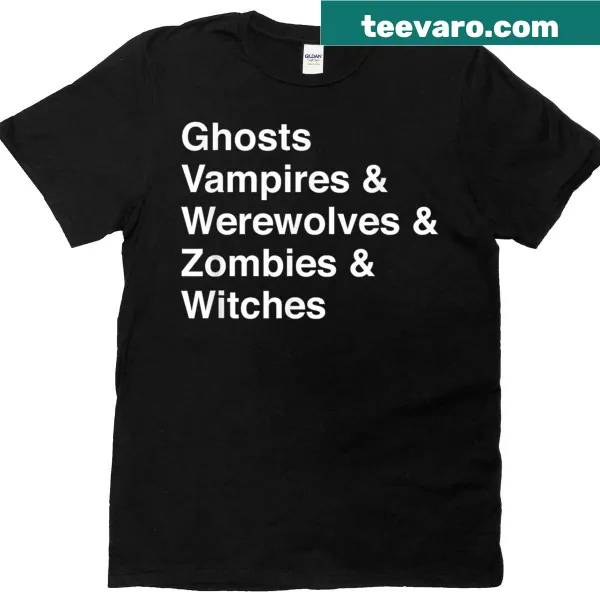 Gaming t-shirt featuring monster characters