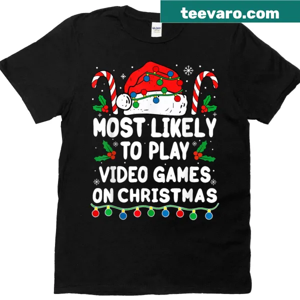 Funny family t-shirt for gamers at Christmas